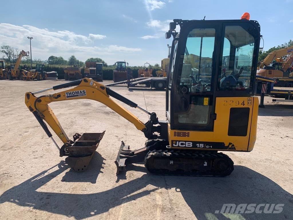 JCB 15 C-1 Mini ekskavatörler, 7 tona dek