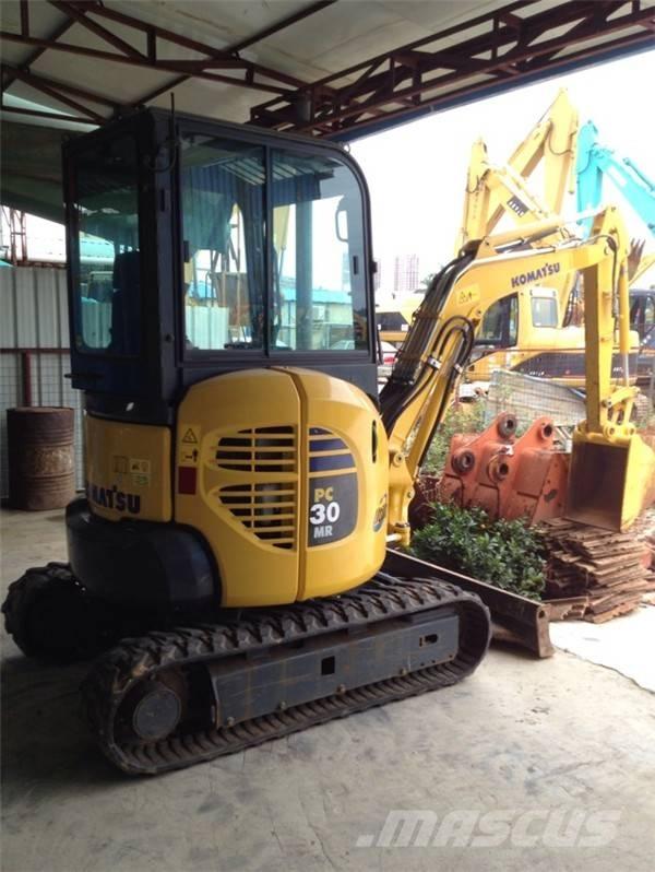 Komatsu PC 30 Mini ekskavatörler, 7 tona dek