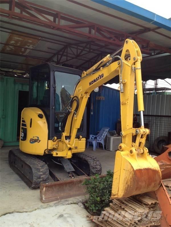 Komatsu PC 30 Mini ekskavatörler, 7 tona dek