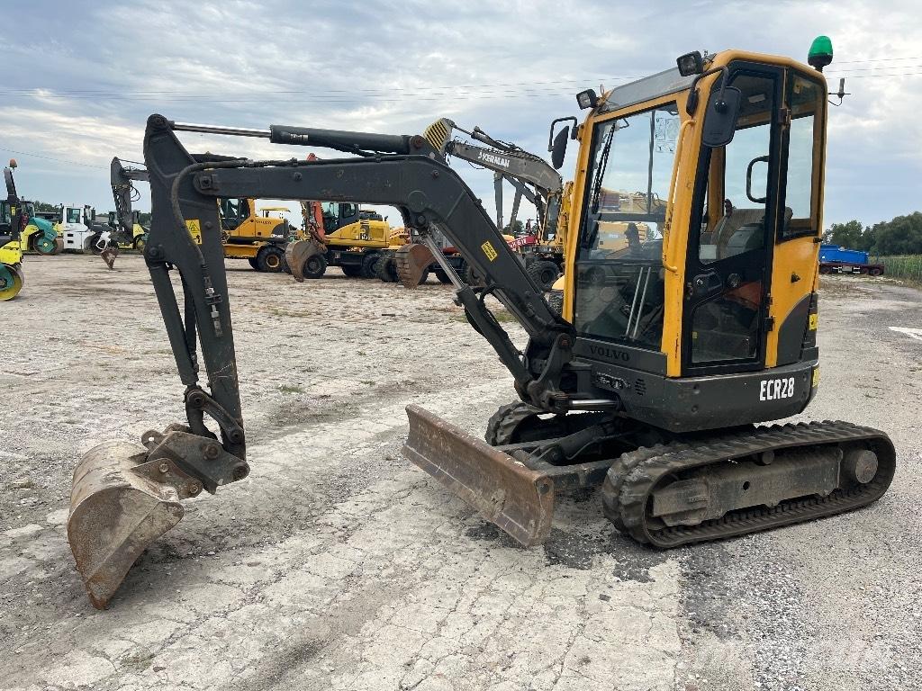 Volvo ECR 28 Mini ekskavatörler, 7 tona dek