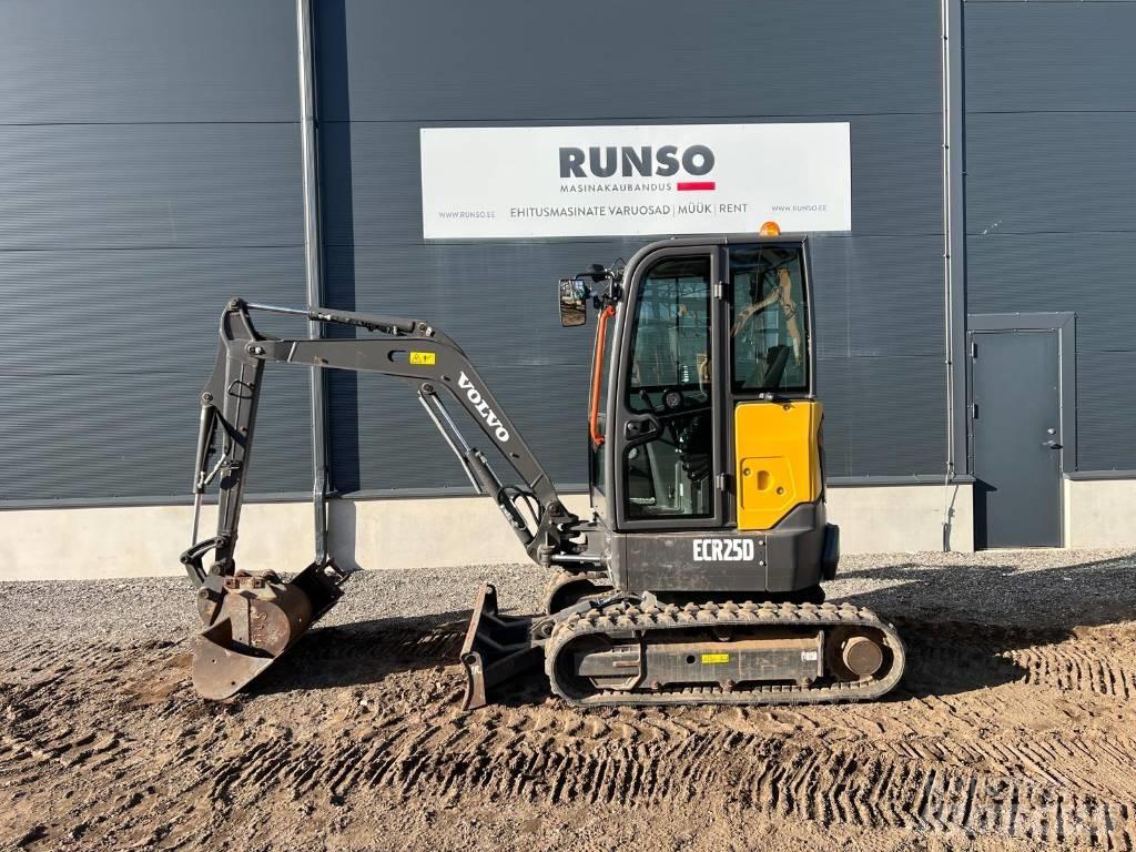 Volvo ECR 25 D Mini ekskavatörler, 7 tona dek