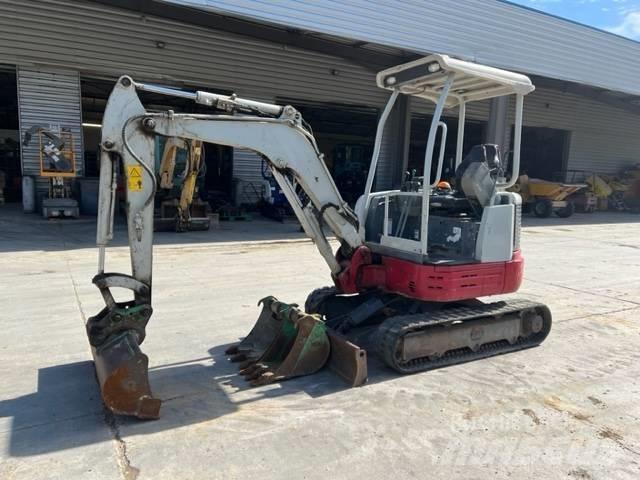Takeuchi TB23R Mini ekskavatörler, 7 tona dek