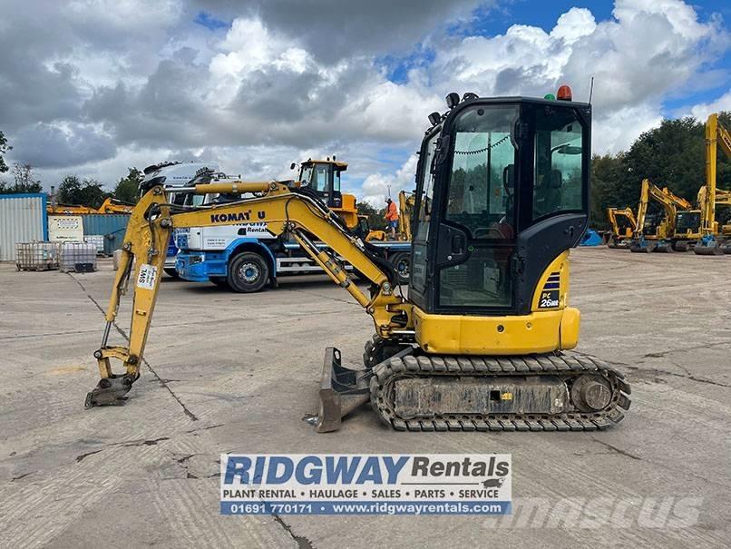 Komatsu PC 26 MR-5 Mini ekskavatörler, 7 tona dek