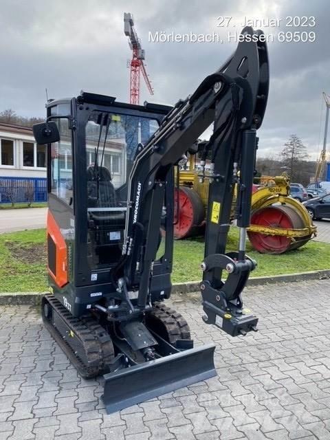 Eurocomach 19ZT Mini ekskavatörler, 7 tona dek