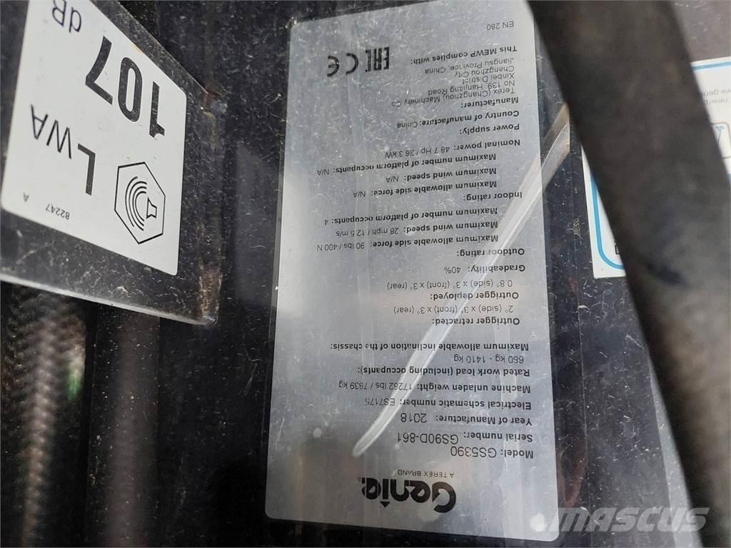 Genie GS5390RT Makasli platformlar