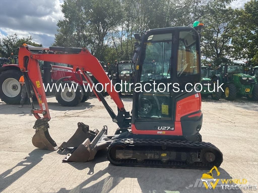 Kubota U 27-4 Mini ekskavatörler, 7 tona dek