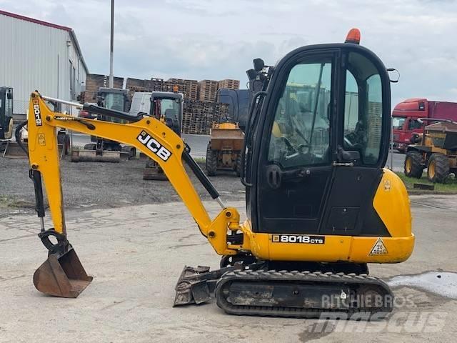 JCB 8018 Mini ekskavatörler, 7 tona dek