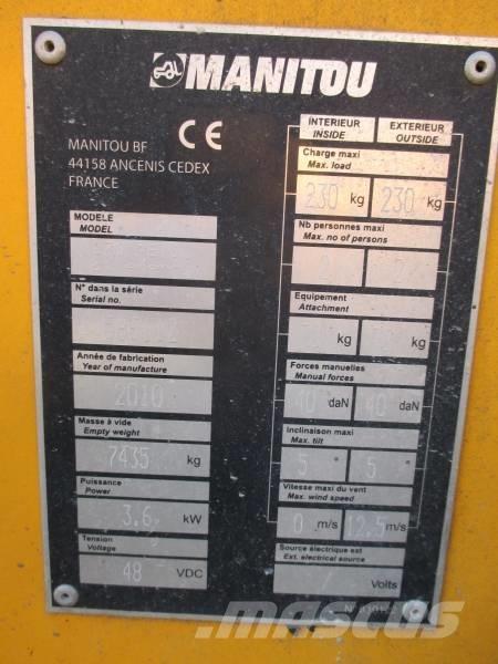 Manitou 170AETJ Körüklü personel platformları