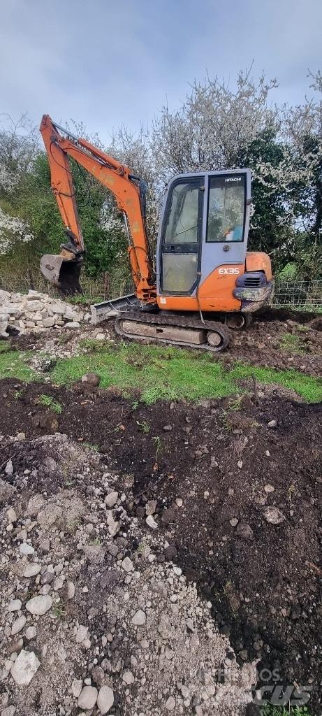 Hitachi Ex35 Mini ekskavatörler, 7 tona dek
