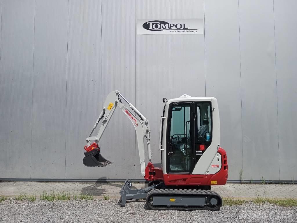 Takeuchi TB 216 Mini ekskavatörler, 7 tona dek
