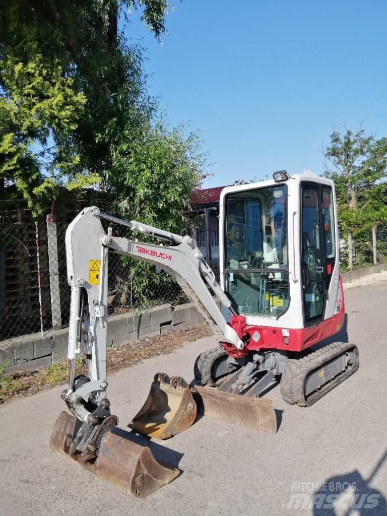 Takeuchi TB 216 Mini ekskavatörler, 7 tona dek