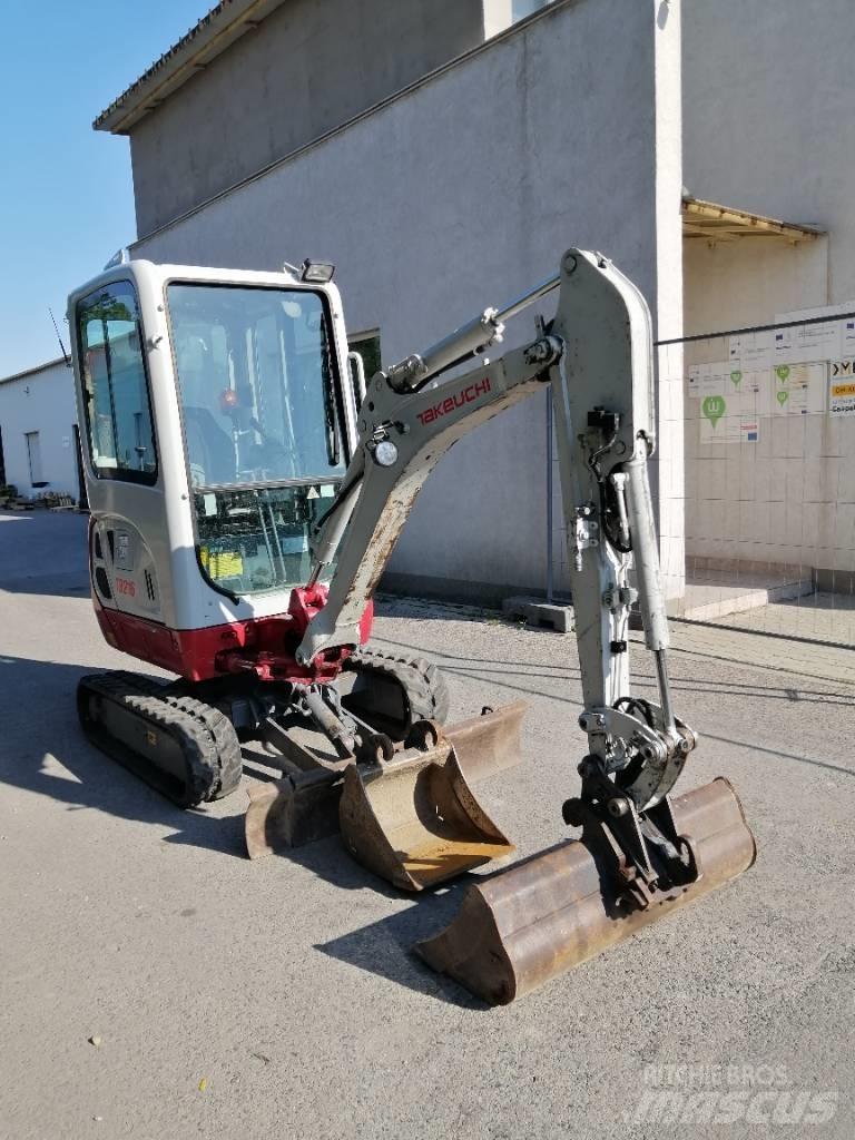 Takeuchi TB 216 Mini ekskavatörler, 7 tona dek