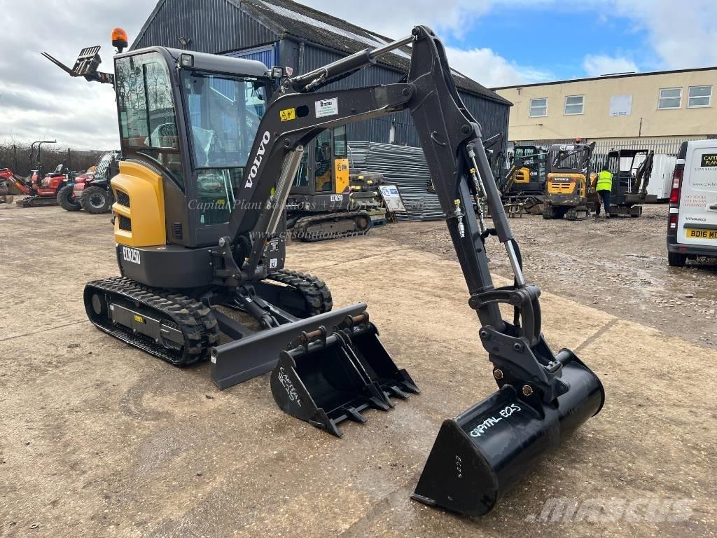 Volvo ECR 25 D Mini ekskavatörler, 7 tona dek