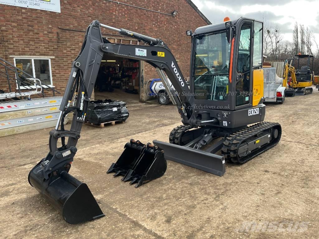 Volvo ECR 25 D Mini ekskavatörler, 7 tona dek