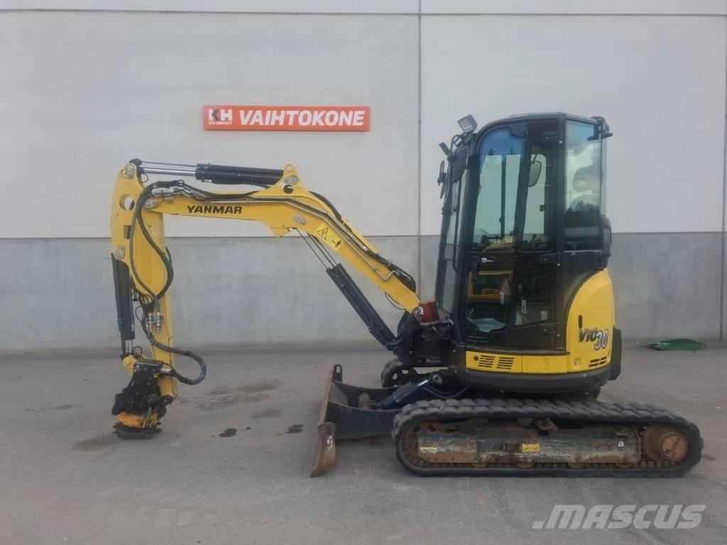 Yanmar Vio 38-U Mini ekskavatörler, 7 tona dek