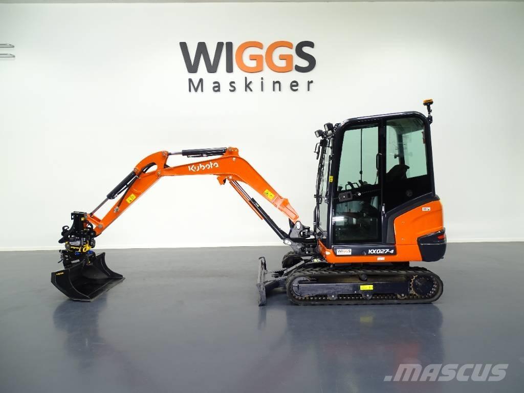 Kubota KX 027-4 Mini ekskavatörler, 7 tona dek