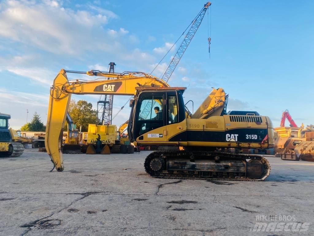 CAT 315 D L Paletli ekskavatörler