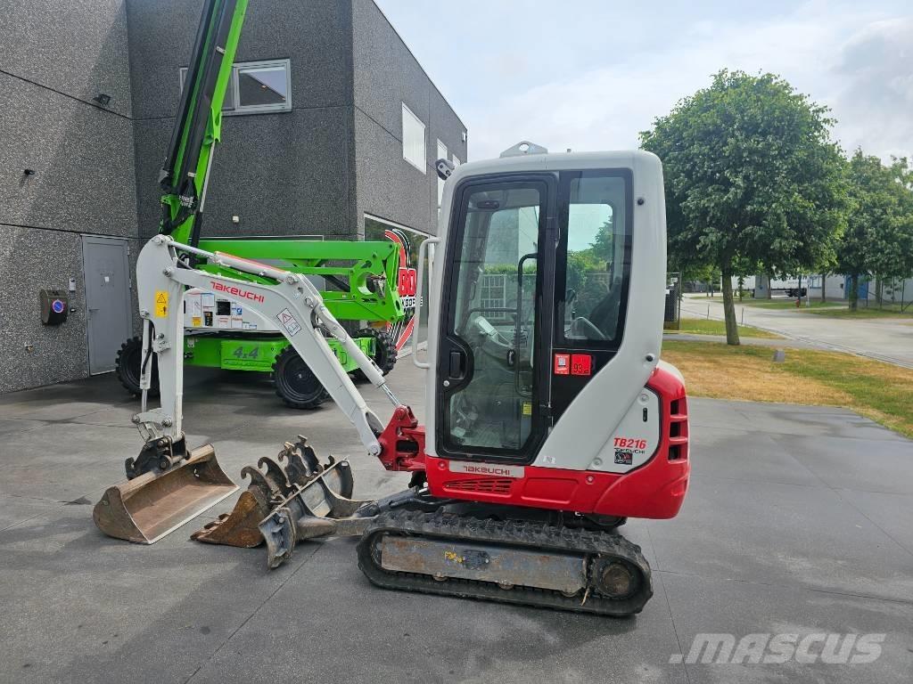 Takeuchi TB 216 Mini ekskavatörler, 7 tona dek