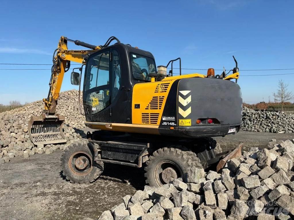 JCB JS145W Lastik tekerli ekskavatörler