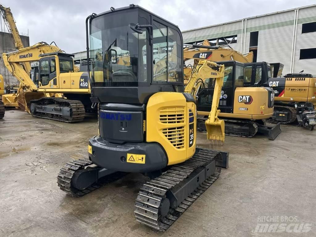 Komatsu PC 35 MR Mini ekskavatörler, 7 tona dek