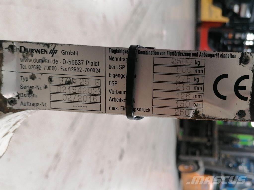 Durwen RZV 25 G. Çatallar