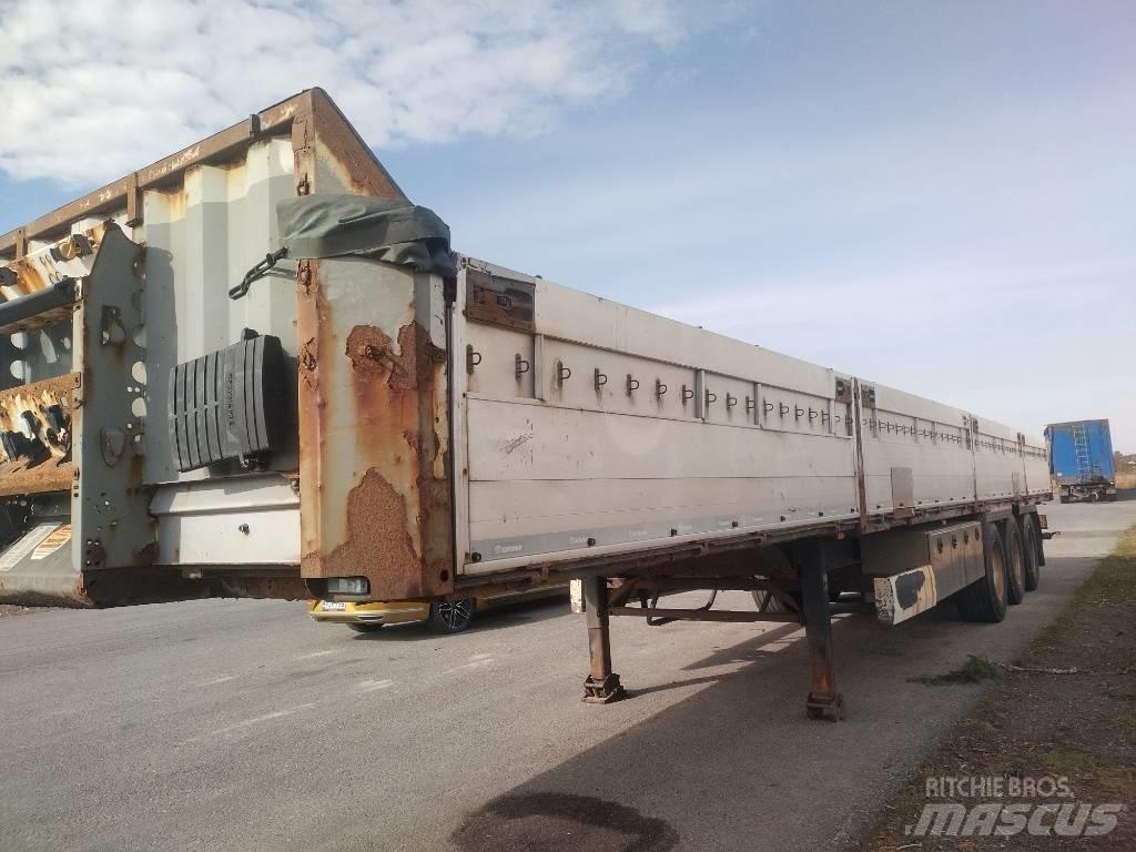 Krone alumiinilaidat Flatbed çekiciler