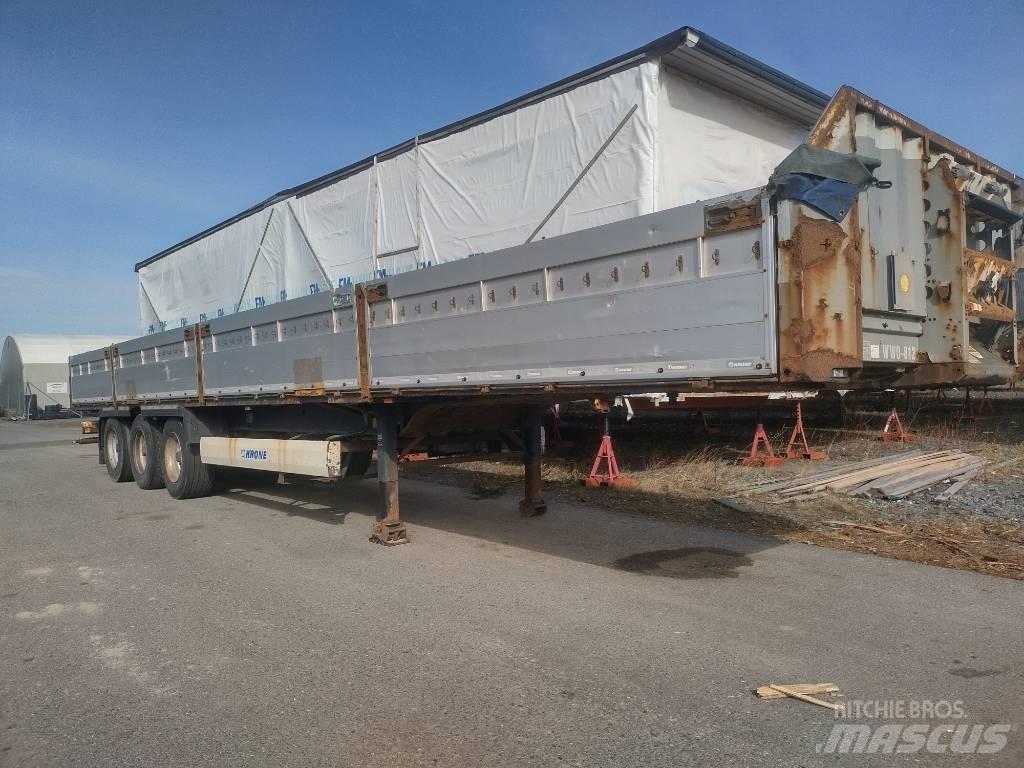 Krone alumiinilaidat Flatbed çekiciler