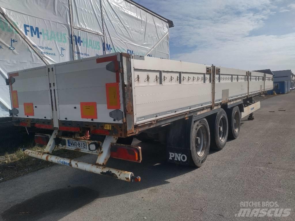 Krone alumiinilaidat Flatbed çekiciler