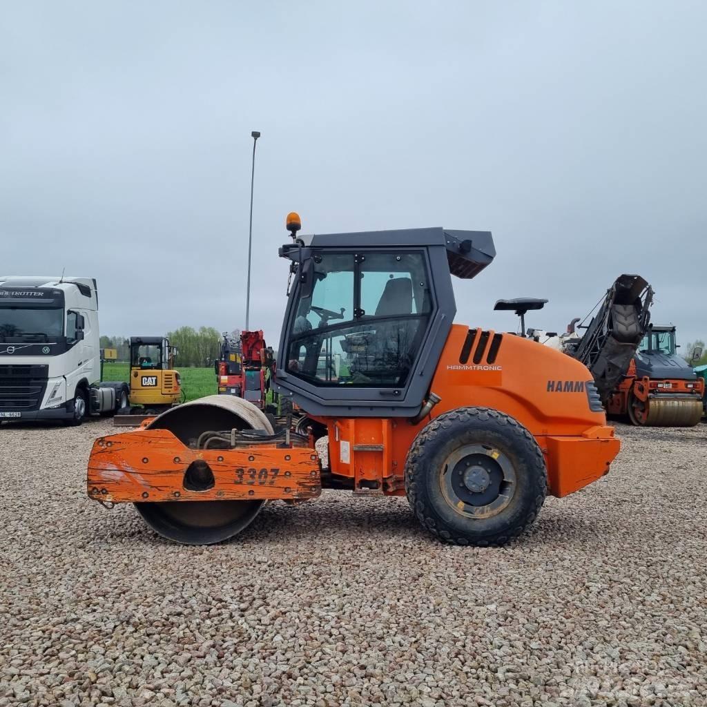 Hamm 3307 HT Tek tamburlu silindirler