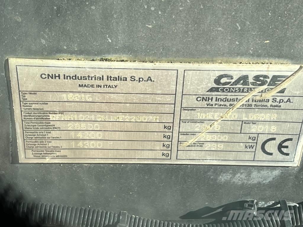 CASE 1021 G Tekerlekli yükleyiciler