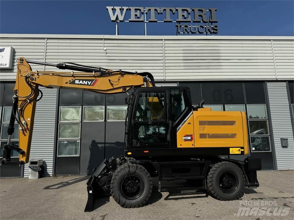 Sany SY175W Lastik tekerli ekskavatörler