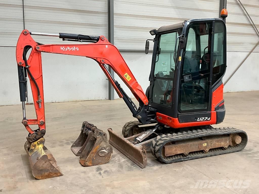 Kubota U 27-4 Mini ekskavatörler, 7 tona dek