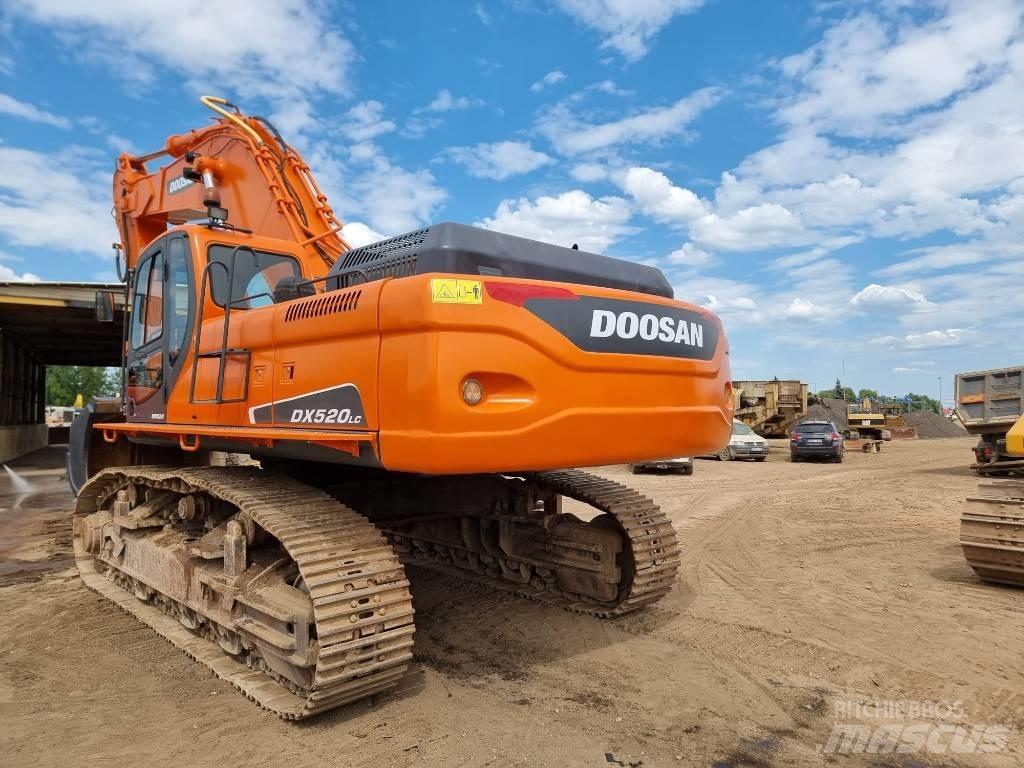 Doosan DX 520 LC Paletli ekskavatörler