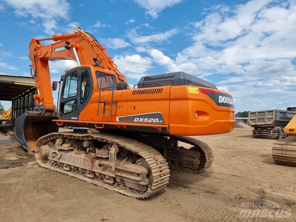 Doosan DX 520 LC Paletli ekskavatörler