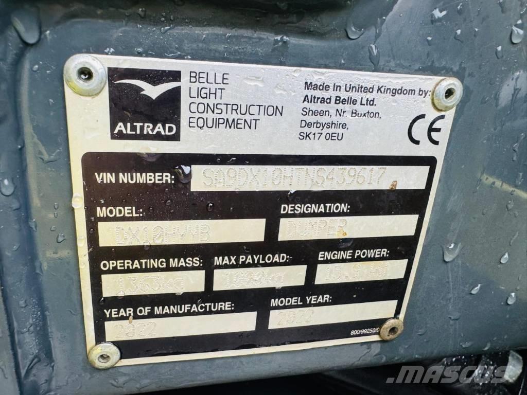 Altrad Belle DX1000 Belden kirma kamyonlar