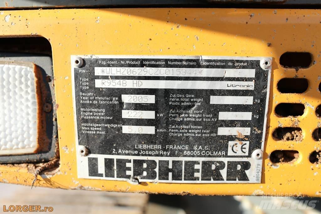 Liebherr R 954 B HD Paletli ekskavatörler