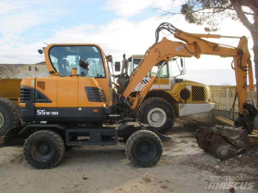 Hyundai R 55W 9A Mini ekskavatörler, 7 tona dek