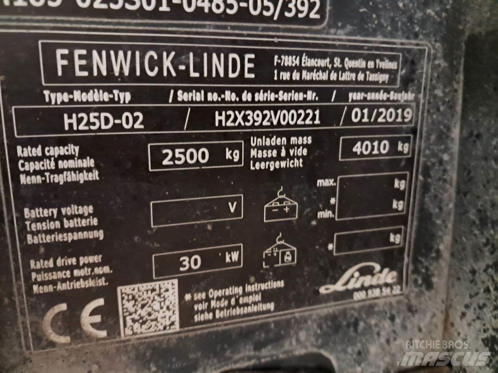 Linde H25D-02 Dizel forkliftler