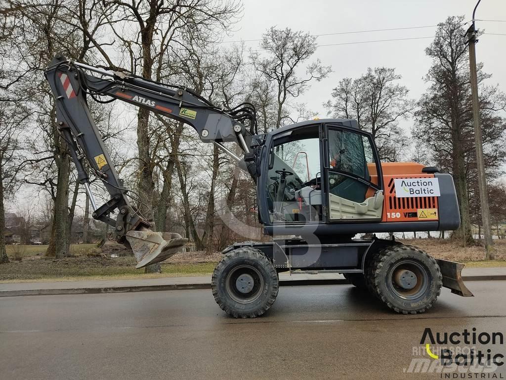 Atlas 150 W Lastik tekerli ekskavatörler