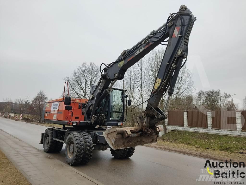 Atlas 150 W Lastik tekerli ekskavatörler