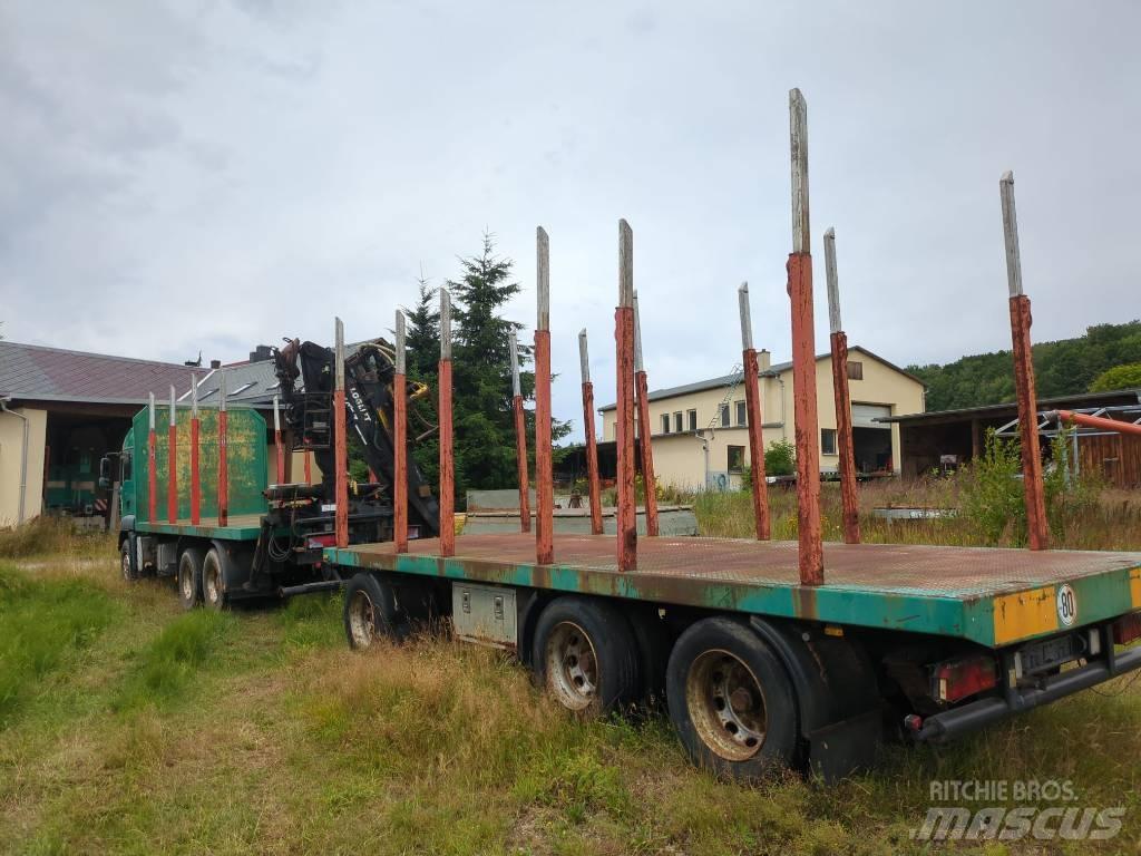 MAN TGA 33.430 Tomruk kamyonlari