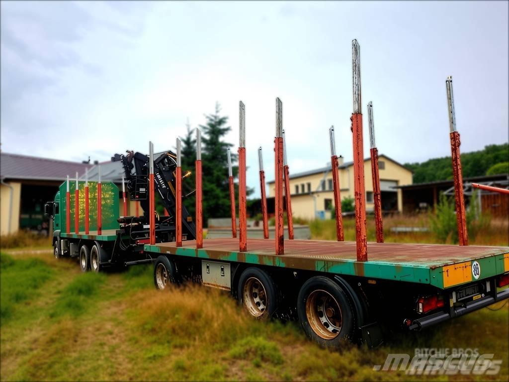 MAN TGA 33.430 Tomruk kamyonlari