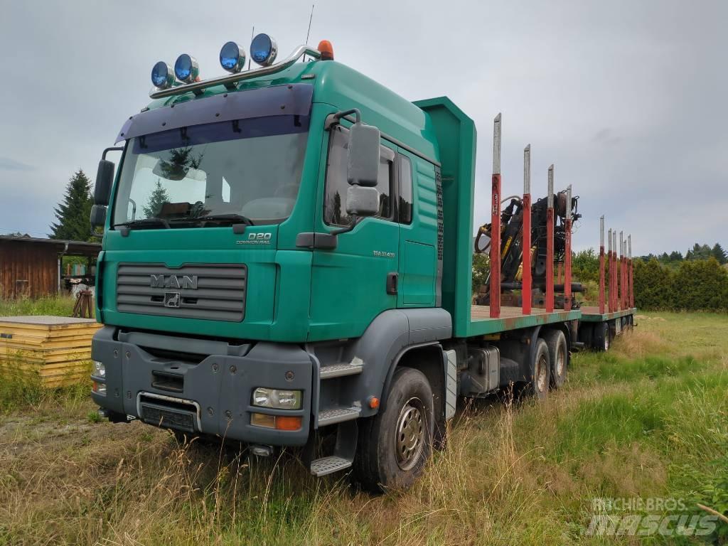 MAN TGA 33.430 Tomruk kamyonlari