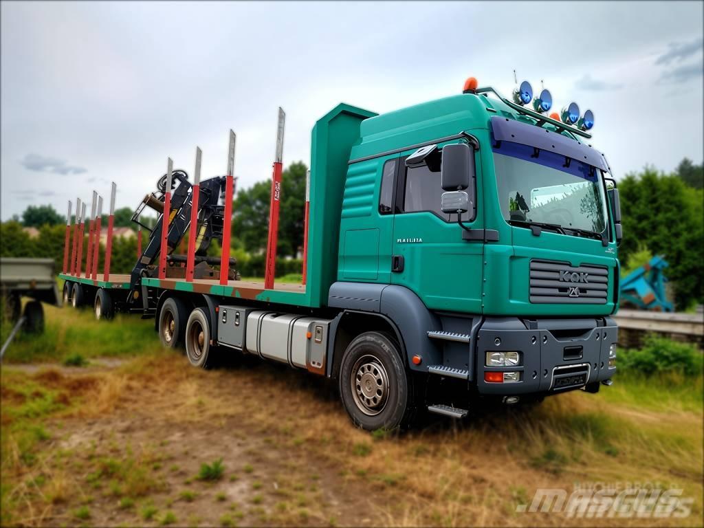 MAN TGA 33.430 Tomruk kamyonlari