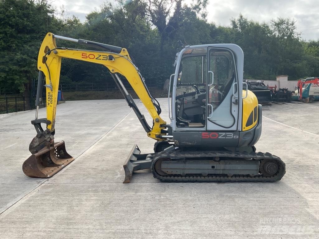 Wacker Neuson 50 Z3 Mini ekskavatörler, 7 tona dek