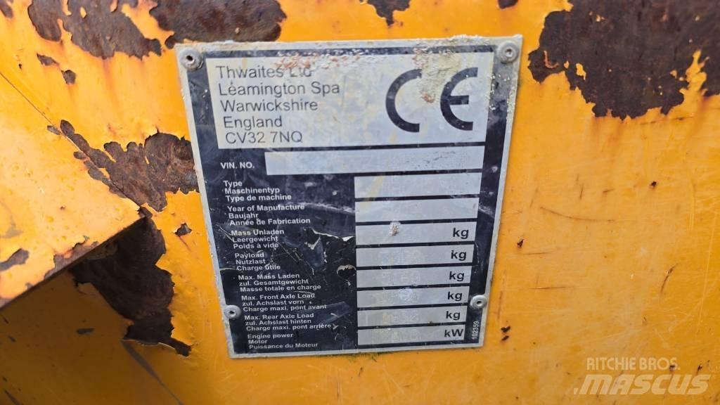 Thwaites 3 ton Belden kirma kamyonlar