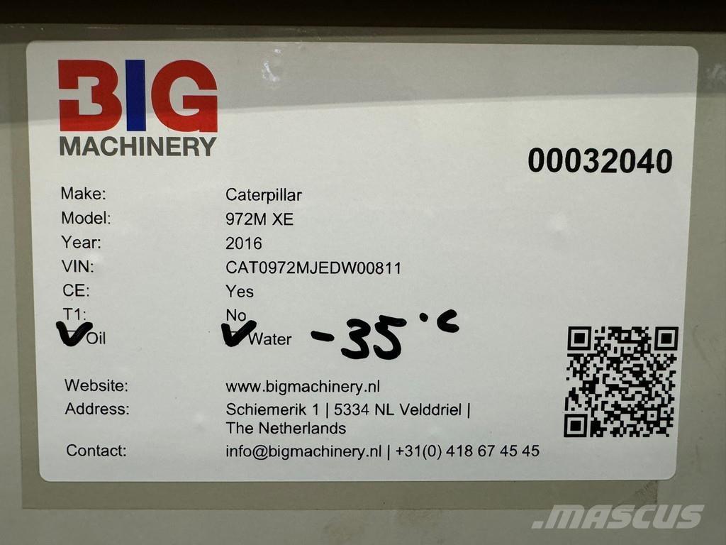 CAT 972M XE Tekerlekli yükleyiciler