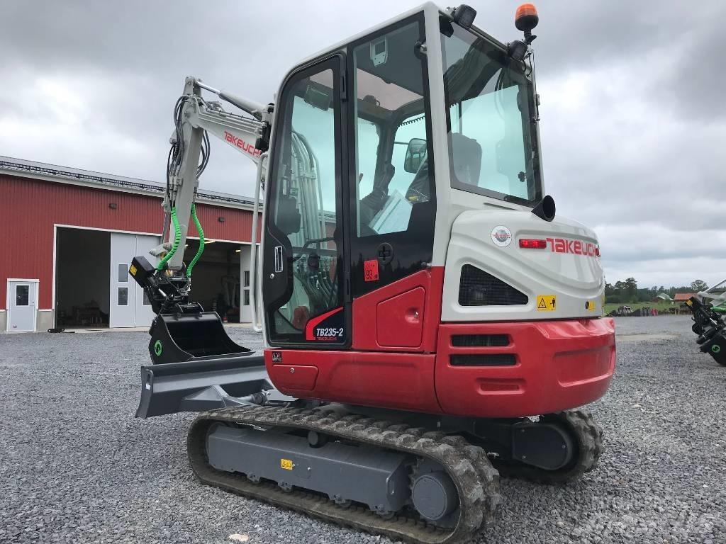 Takeuchi TB235-2 Mini ekskavatörler, 7 tona dek