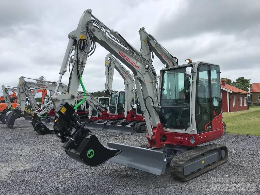 Takeuchi TB235-2 Mini ekskavatörler, 7 tona dek