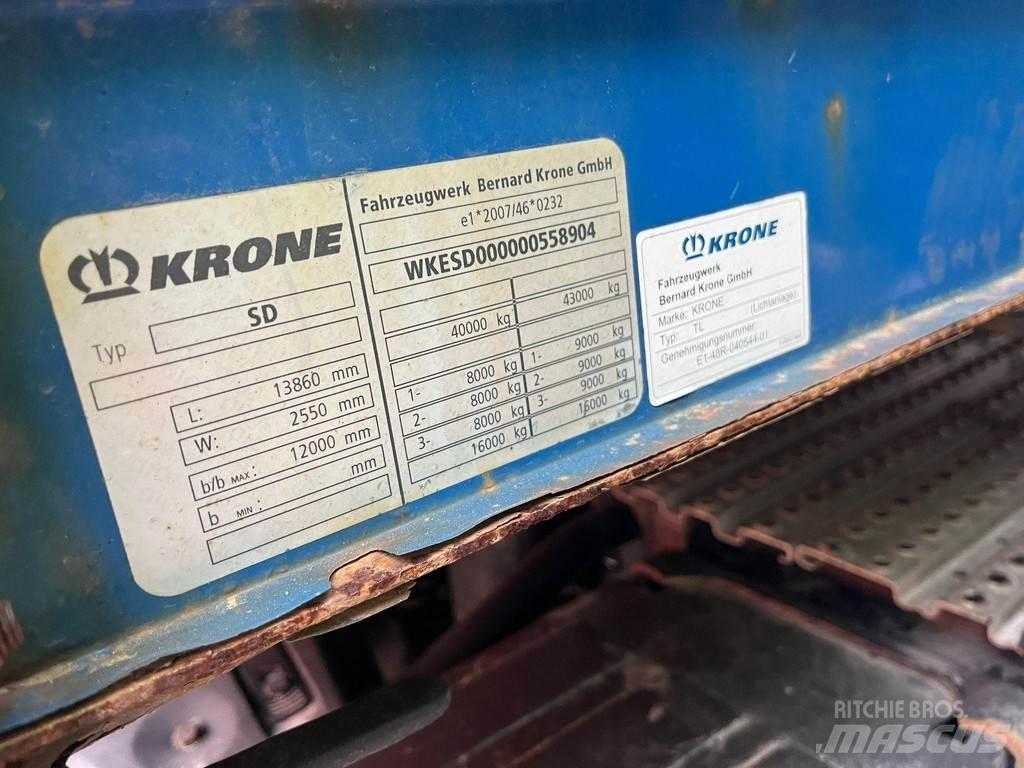 Krone SD Perdeli yari çekiciler